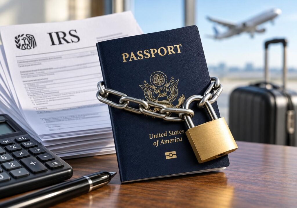 Passport Locked by Tax Restrictions